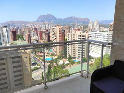 Exterior view of Flat for sale in Benidorm  with Air Conditioner, Terrace and Swimming Pool
