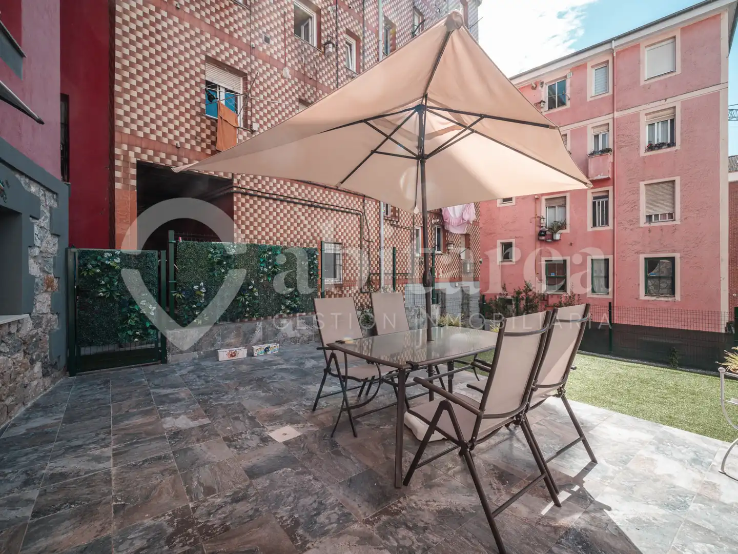 Terraza de Piso de alquiler en Santander con Jardín privado, Amueblado y Horno