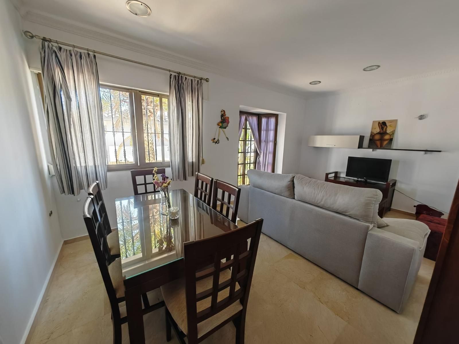 Dining room of Apartment to rent in Sanlúcar de Barrameda  with Air Conditioner
