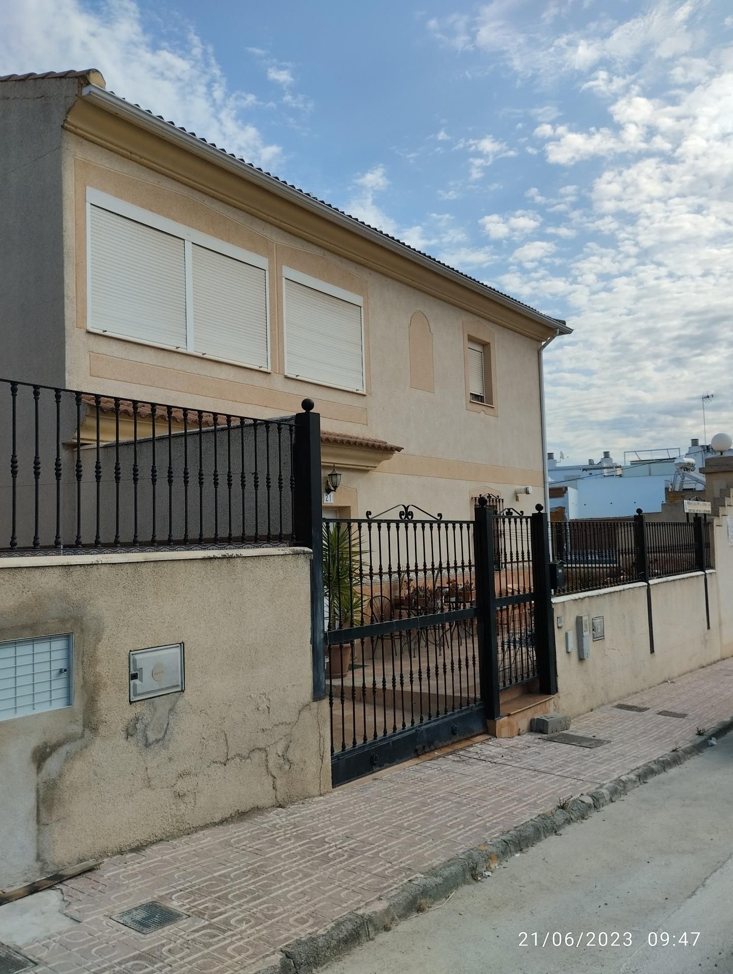 Vista exterior de Casa adosada en venta en Bujalance