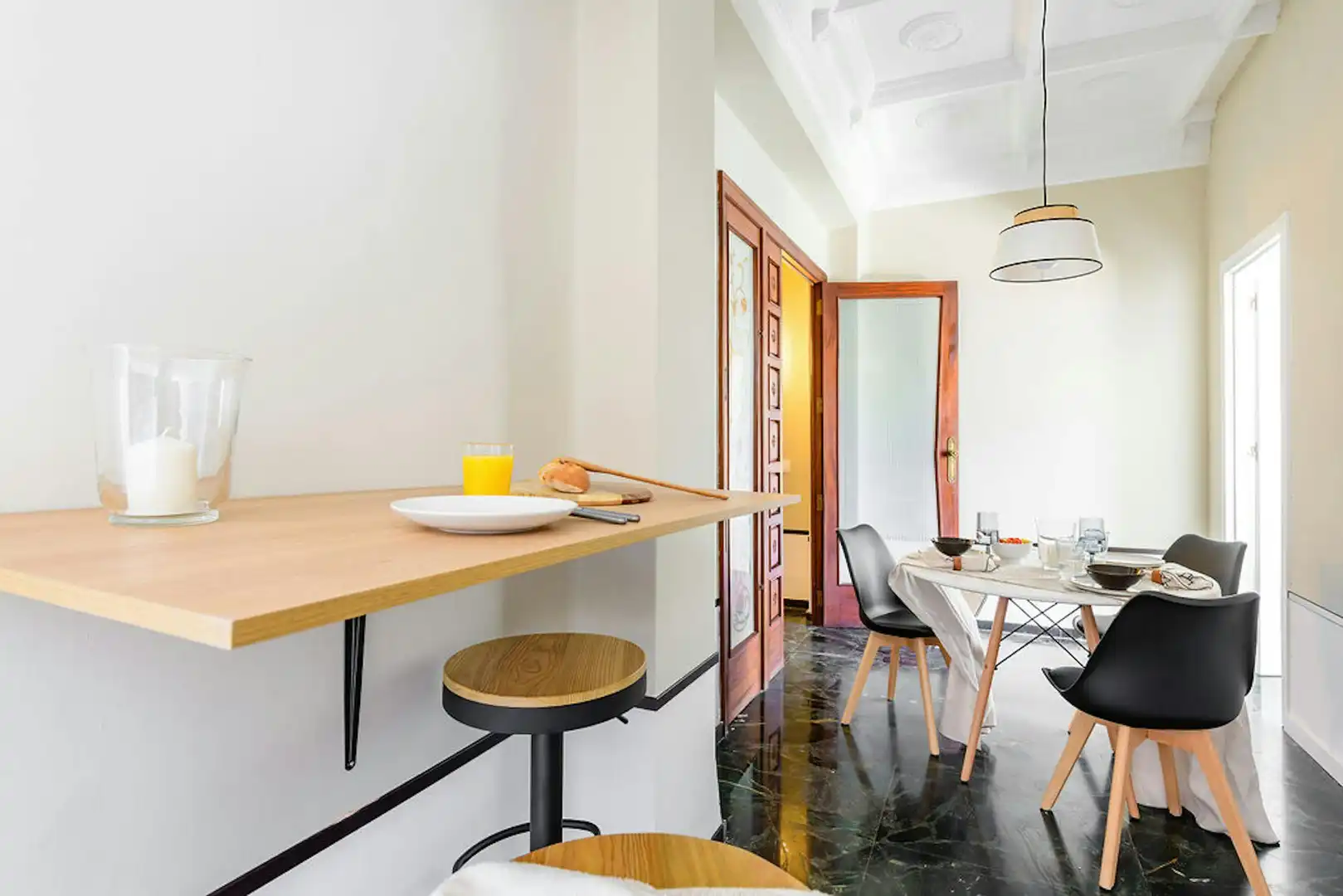 Comedor de Piso para compartir en Valencia con Calefacción, Amueblado y Lavadora