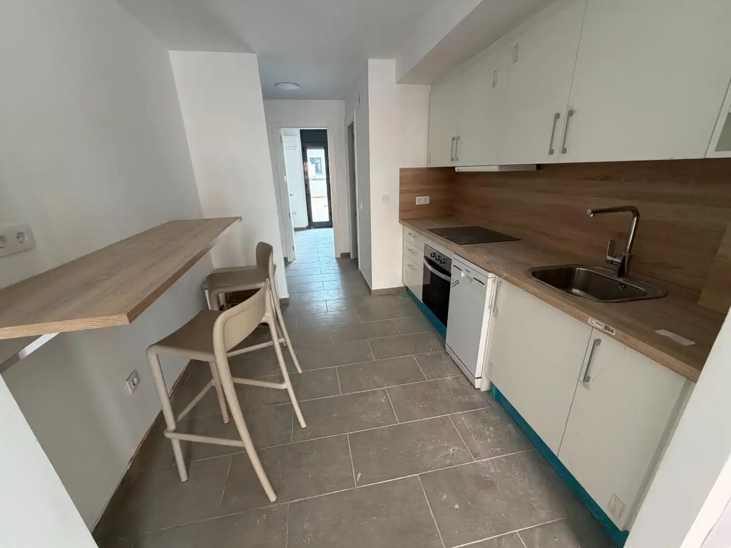 Kitchen of Flat for sale in Lleida  with Air Conditioner, Terrace and Furnished