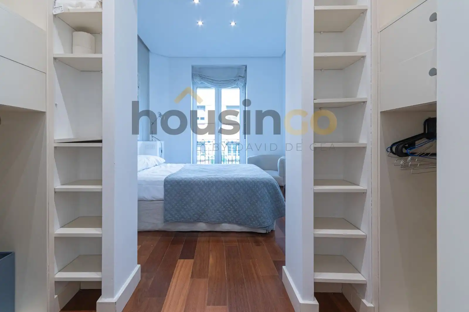 Bedroom of Flat for sale in Madrid  with Air Conditioner, Heating and Parquet flooring