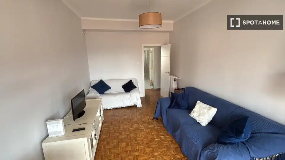 Sala de estar de Piso para compartir en Cartagena con Aire acondicionado, Calefacción y Amueblado