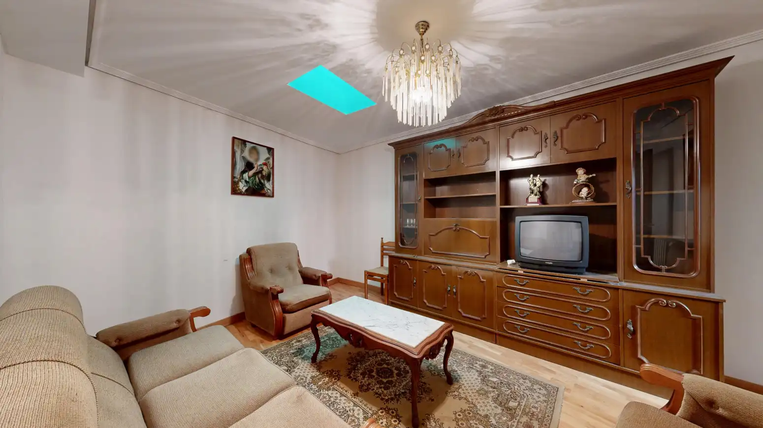 Sala de estar de Casa o chalet en venta en Ujué / Uxue con Calefacción, Parquet y Terraza