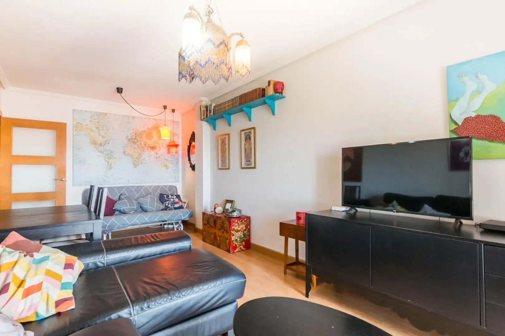 Sala de estar de Apartamento en venta en Murcia con Aire acondicionado, Terraza y Trastero