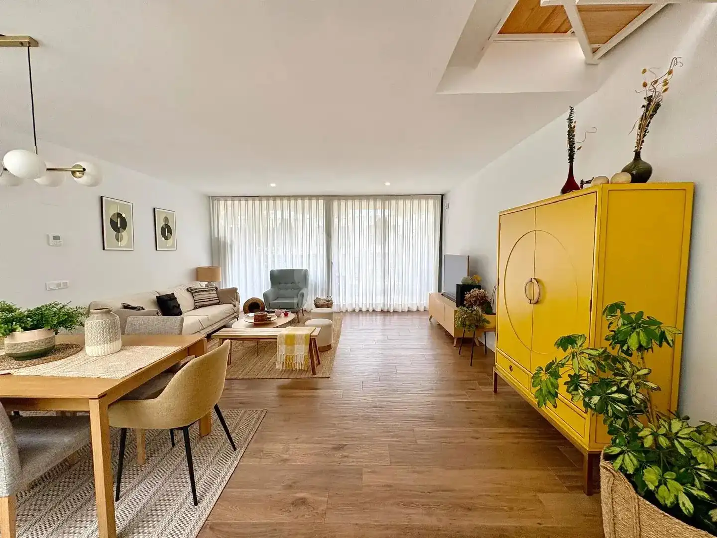 Living room of Detached homes for rent in L'Eliana  with Air Conditioner, Heating and Private garden