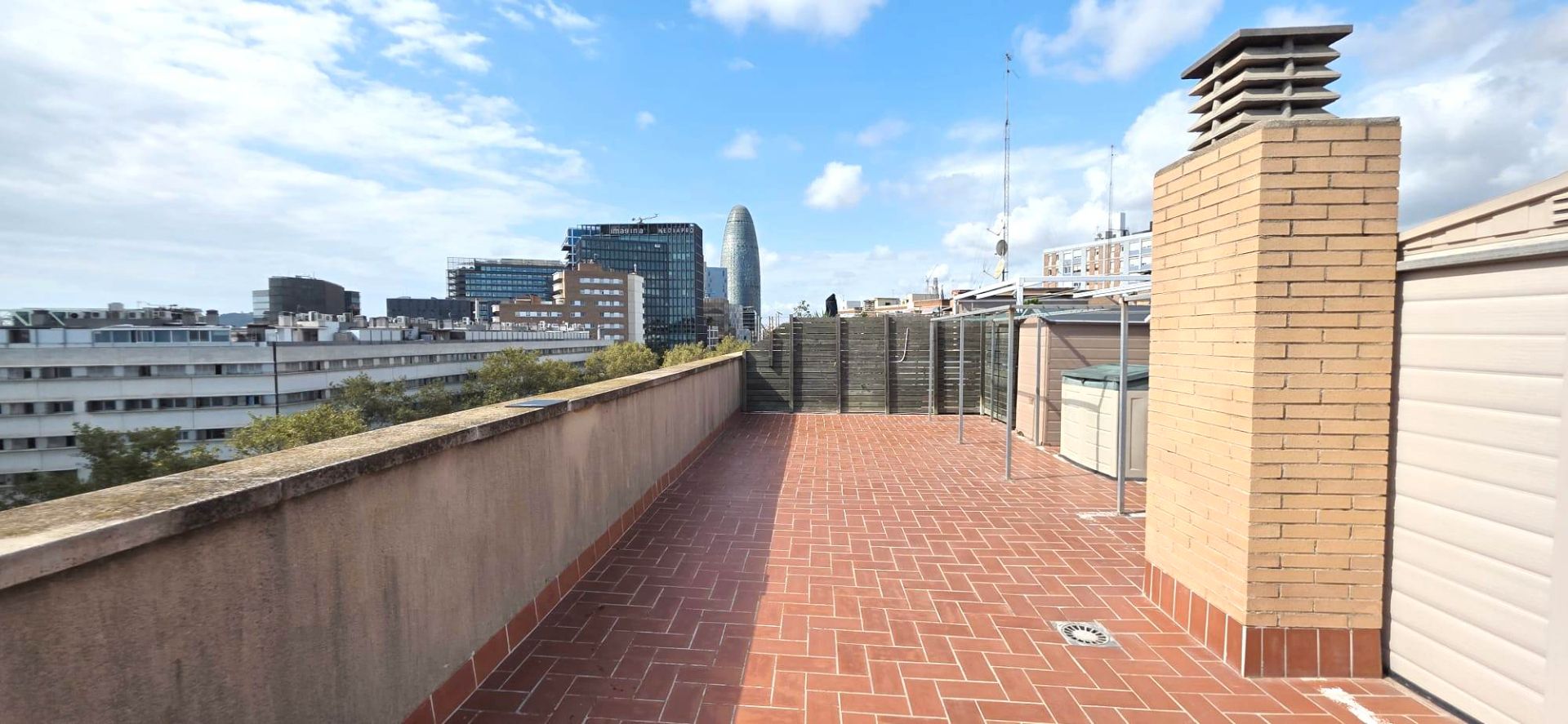 Terrace of Attic for sale in  Barcelona Capital  with Terrace, Balcony and Alarm