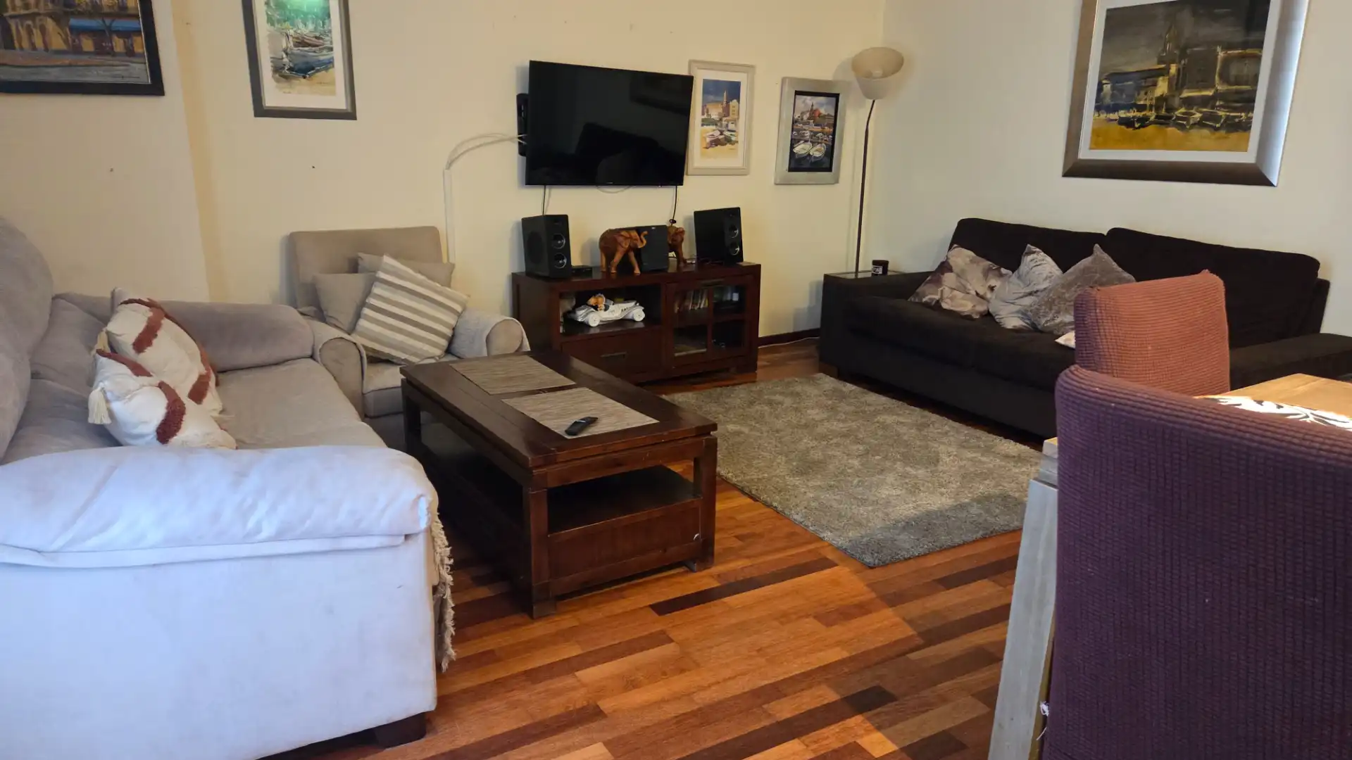 Living room of Flat for sale in Sant Feliu de Guíxols  with Air Conditioner, Heating and Terrace
