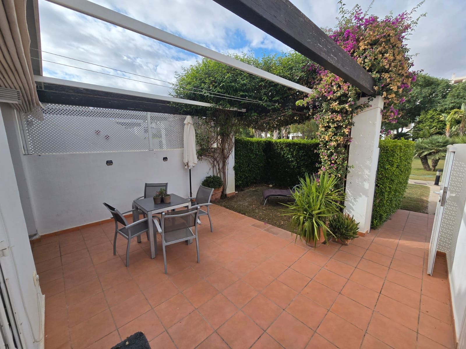 Jardí de Apartament en venda en Alhama de Murcia amb Aire condicionat, Jardí privat i Moblat