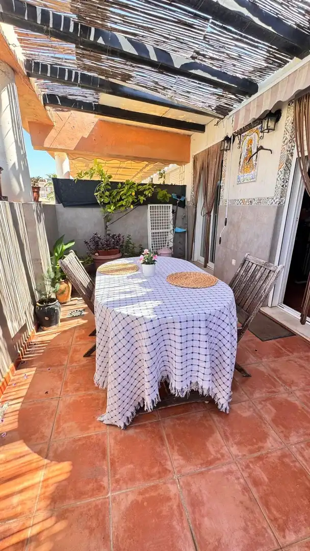 Terrasse von Einfamilien-Reihenhaus zum Verkauf in Puçol mit Heizung, Terrasse und Balkon