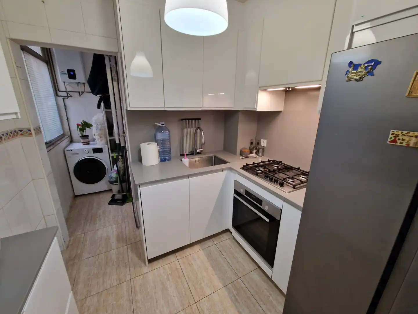 Kitchen of Flat for sale in Barcelona  with Heating, Parquet flooring and Oven