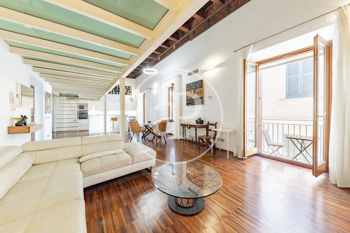 Living room of Lofts for rent in  Palma de Mallorca  with Air Conditioner, Heating and Furnished