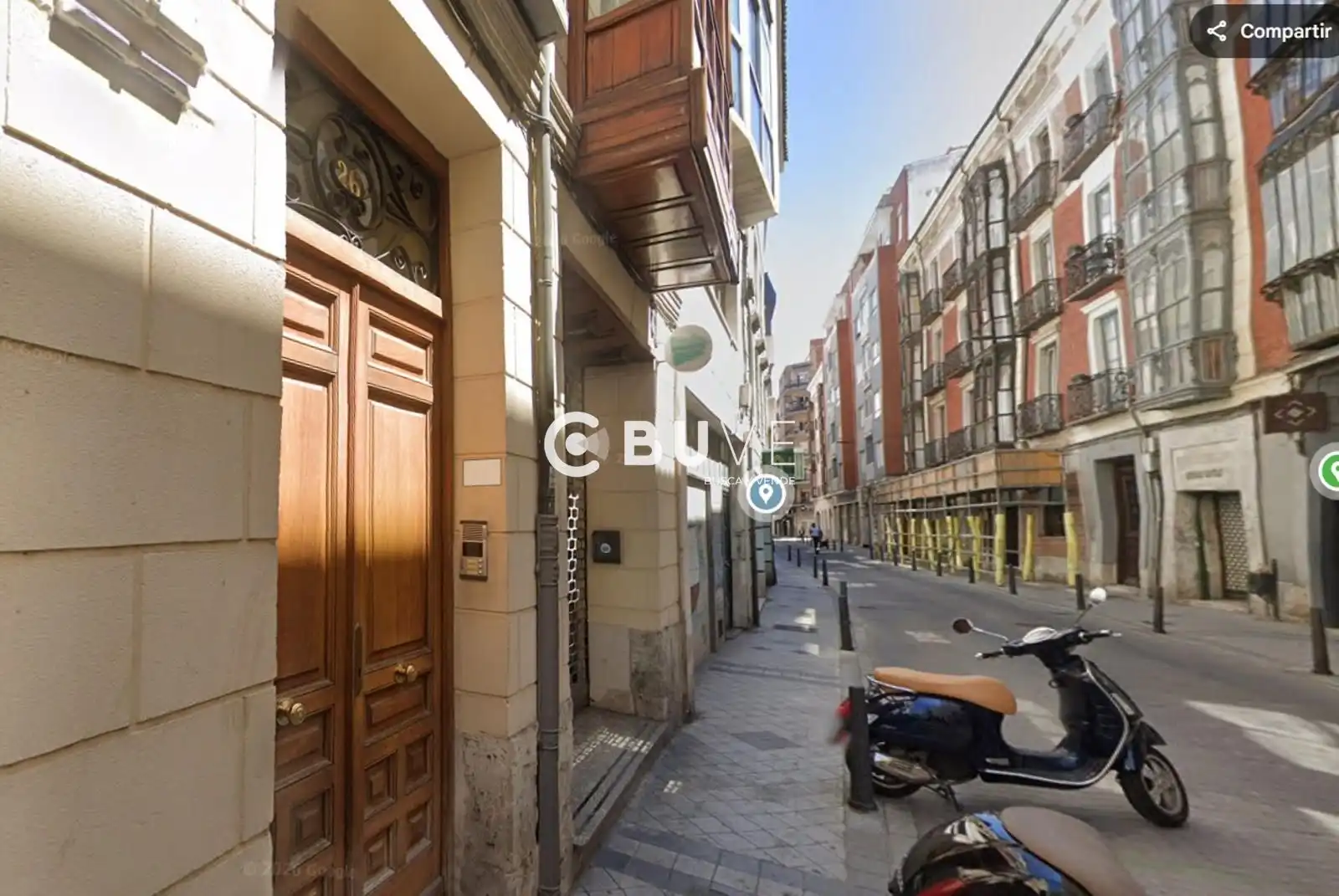 Vista exterior de Piso de alquiler en Valladolid con Calefacción, Terraza y Amueblado