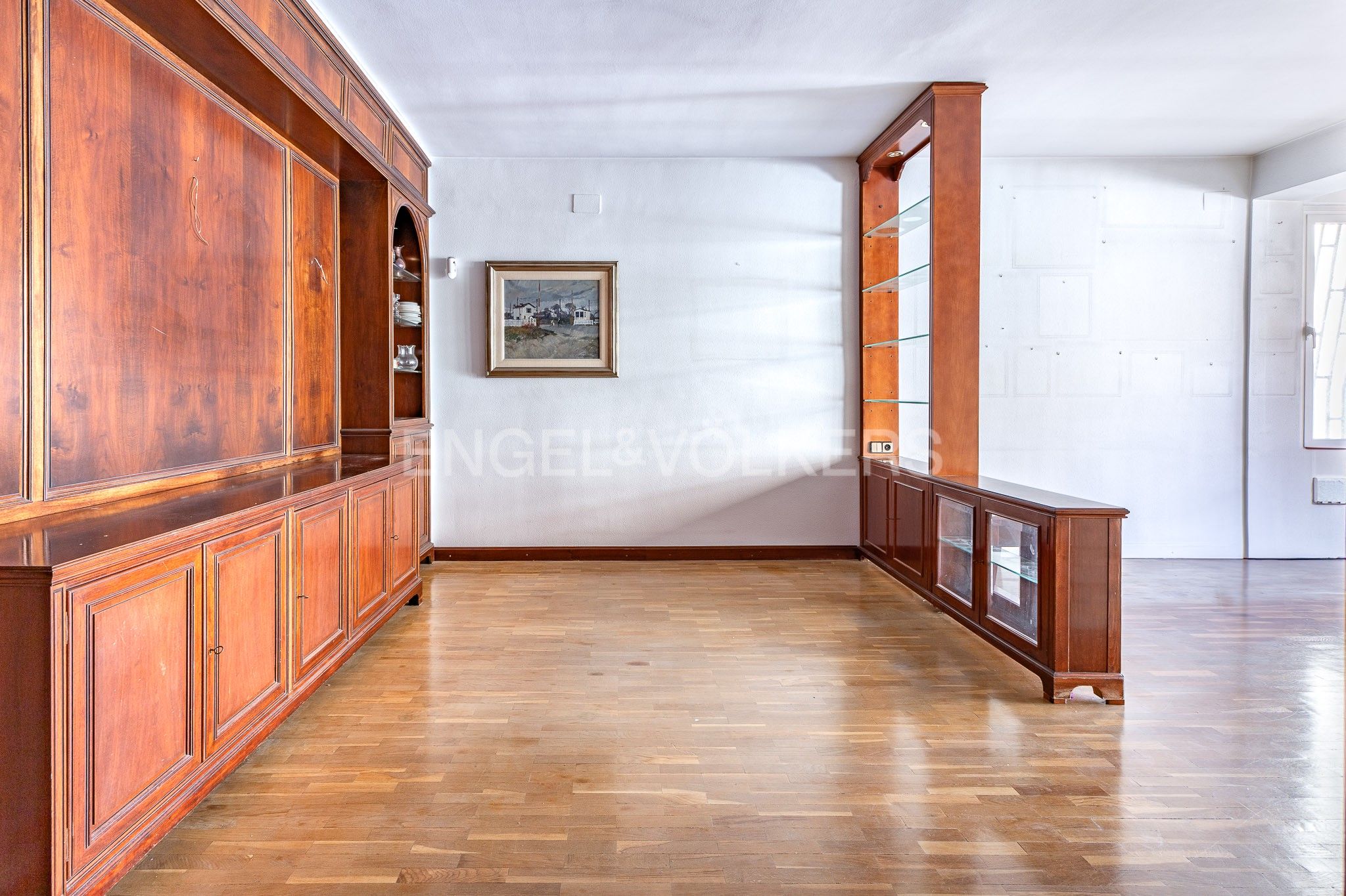 Sala d'estar de Apartament en venda en  Barcelona Capital amb Aire condicionat, Calefacció i Parquet