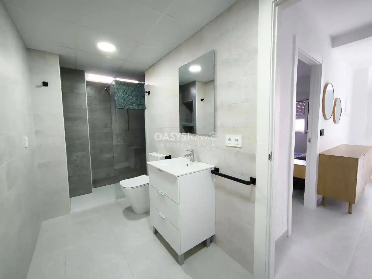 Badezimmer von Haus oder Chalet zur Miete in Cartagena mit Klimaanlage, Heizung und Möbliert