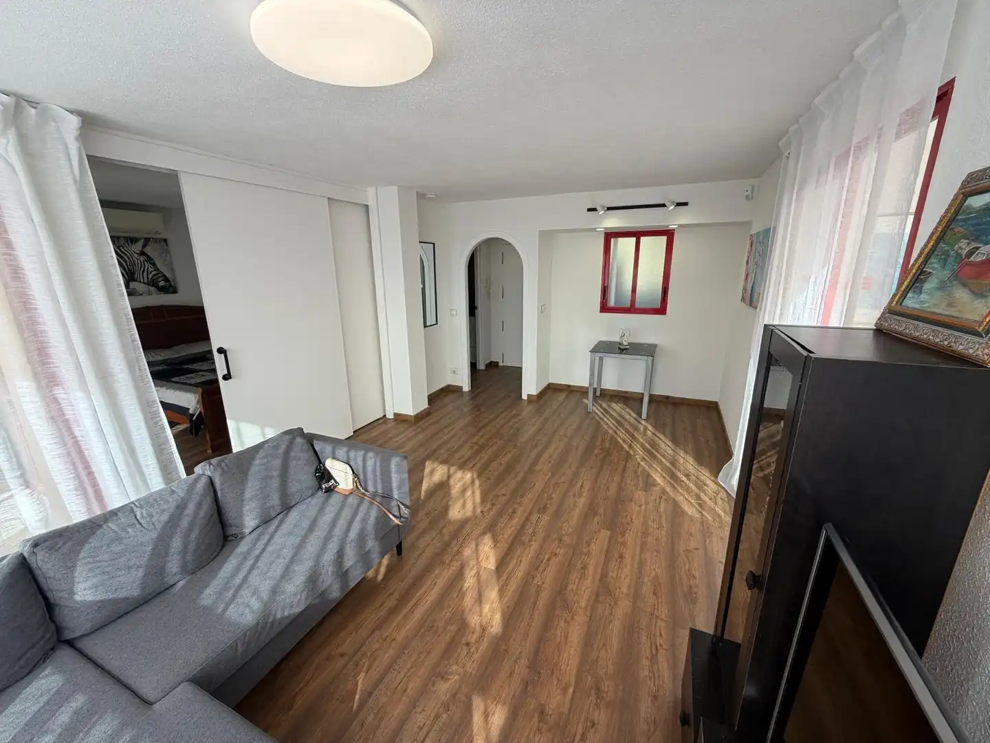 Sala de estar de Ático en venta en Benidorm con Aire acondicionado, Jardín privado y Terraza