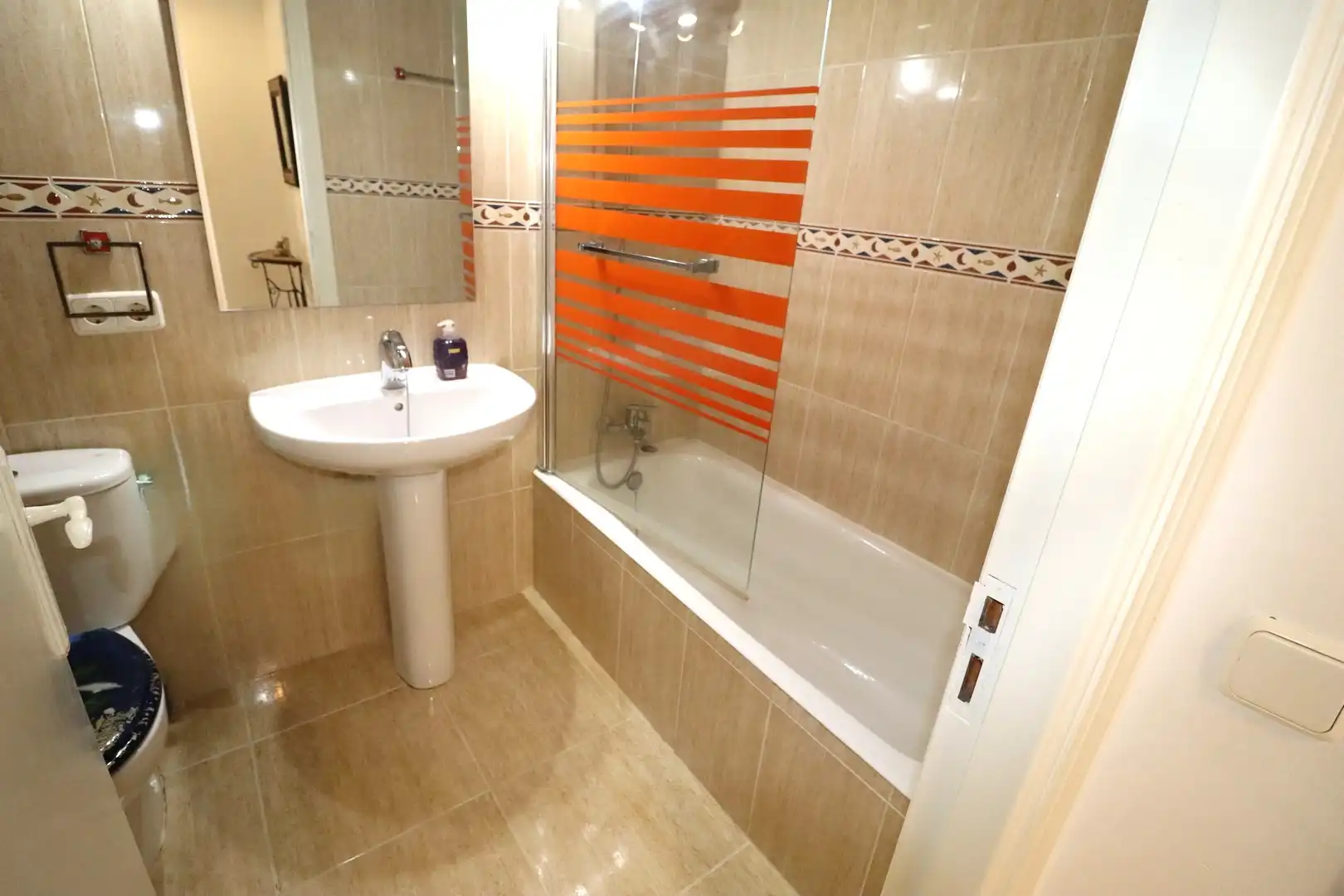 Baño de Casa adosada de alquiler en Llucmajor con Aire acondicionado, Jardín privado y Terraza