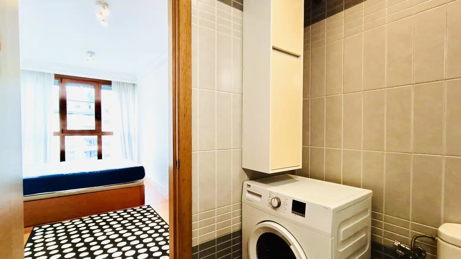 Schlafzimmer von Wohnung zur Miete in El Astillero   mit Heizung, Parkett und Möbliert