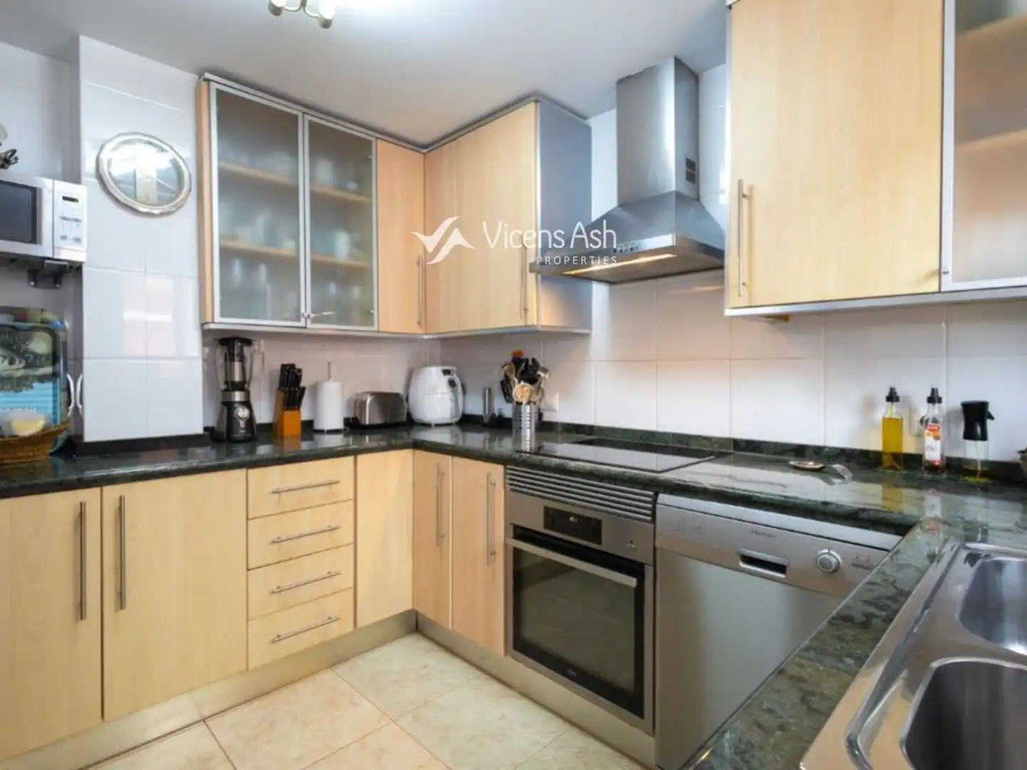 Kitchen of Flat for sale in Jávea / Xàbia  with Air Conditioner, Heating and Terrace