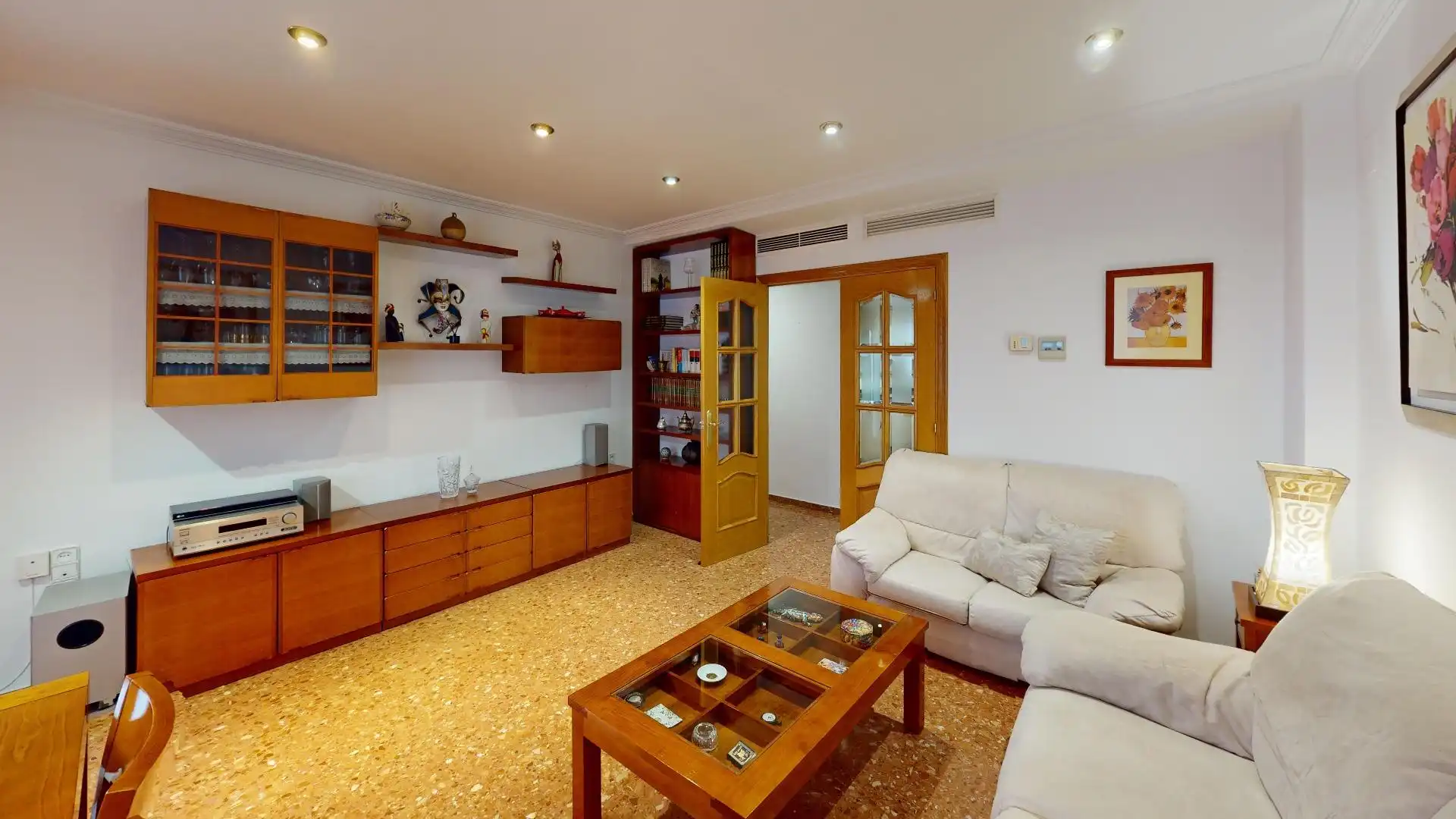 Sala de estar de Piso en venta en Valencia con Aire acondicionado, Calefacción y Balcón