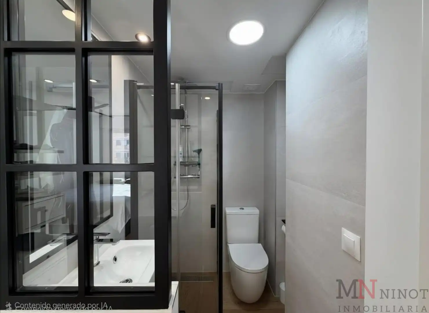 Bathroom of Apartments for sale in Benicasim / Benicàssim  with Air Conditioner and Community pool