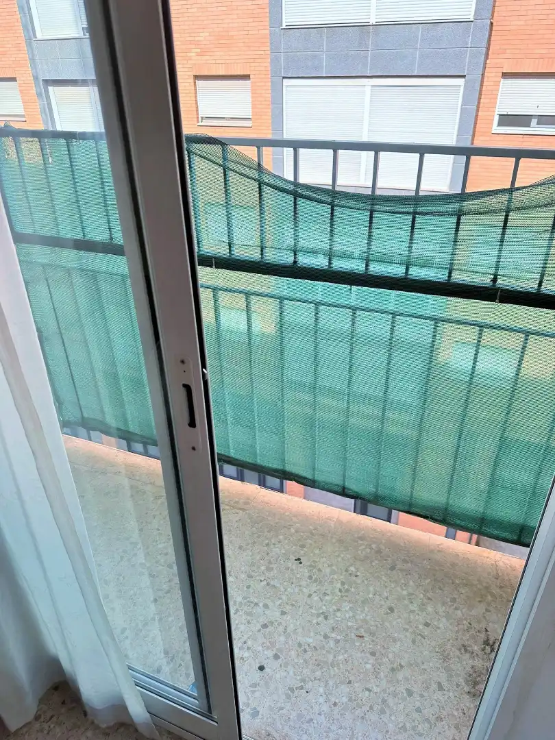 Balcony of Flat for rent in Valencia  with Air Conditioner, Heating and Furnished