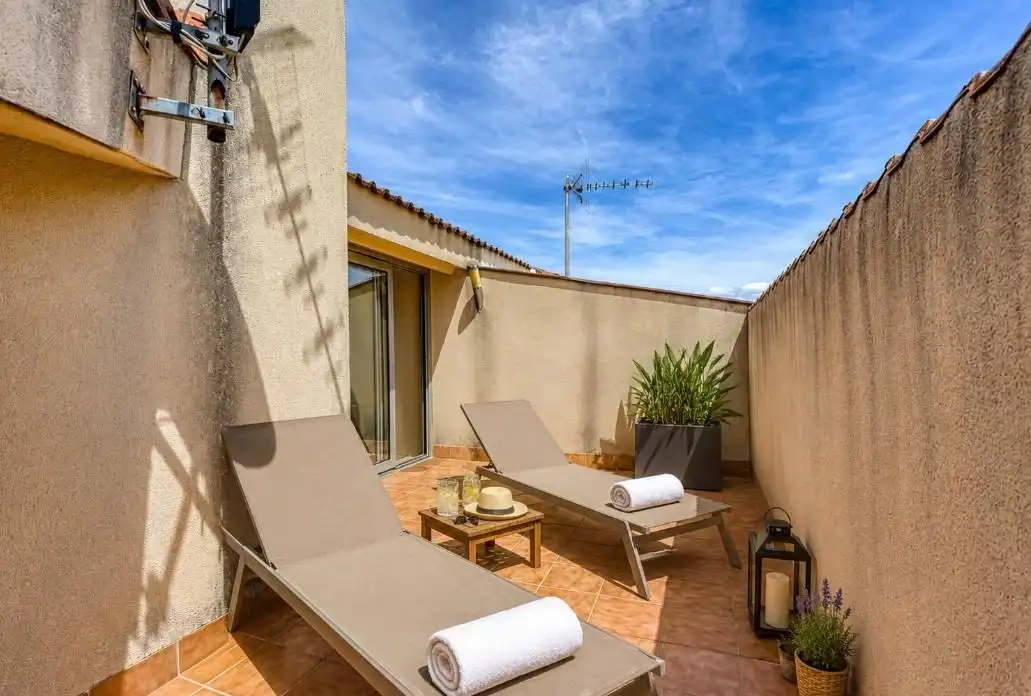 Terrace of Detached homes for sale in La Torre de Claramunt  with Air Conditioner, Heating and Private garden