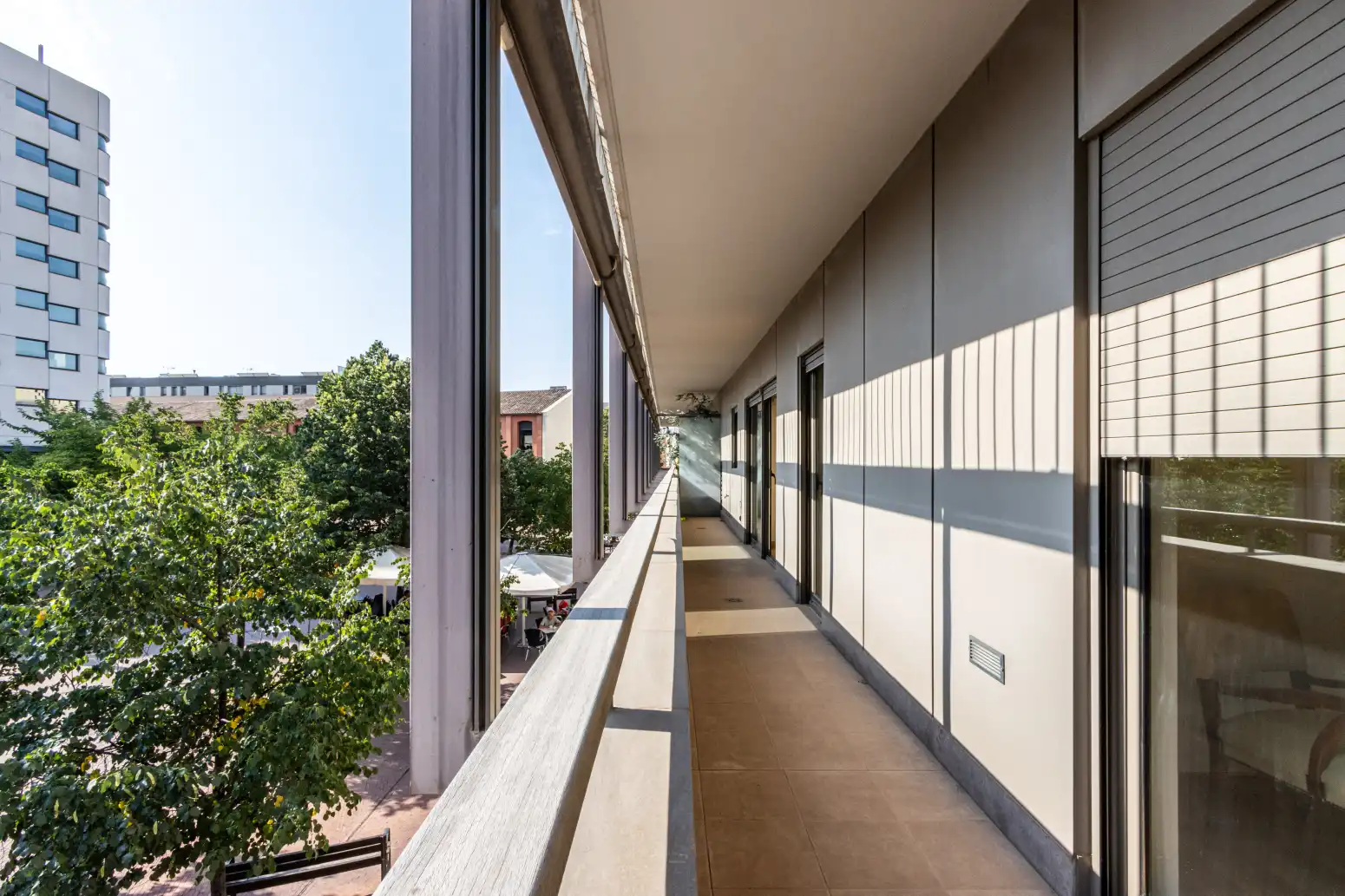 Vista exterior de Pis en venda en Terrassa amb Aire condicionat, Calefacció i Parquet