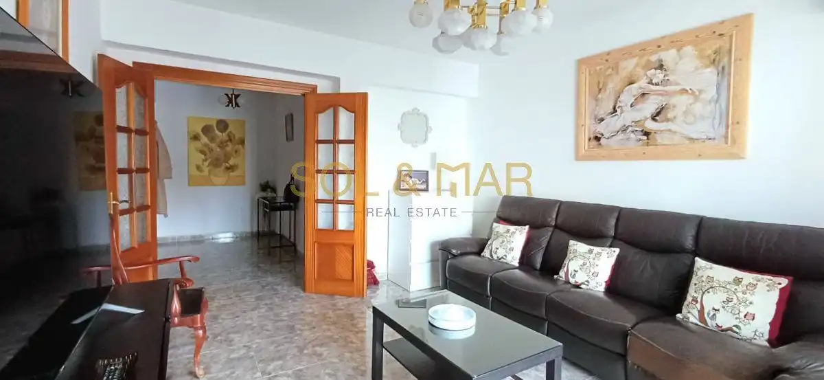 Sala de estar de Piso en venta en Torremolinos con Aire acondicionado, Calefacción y Terraza