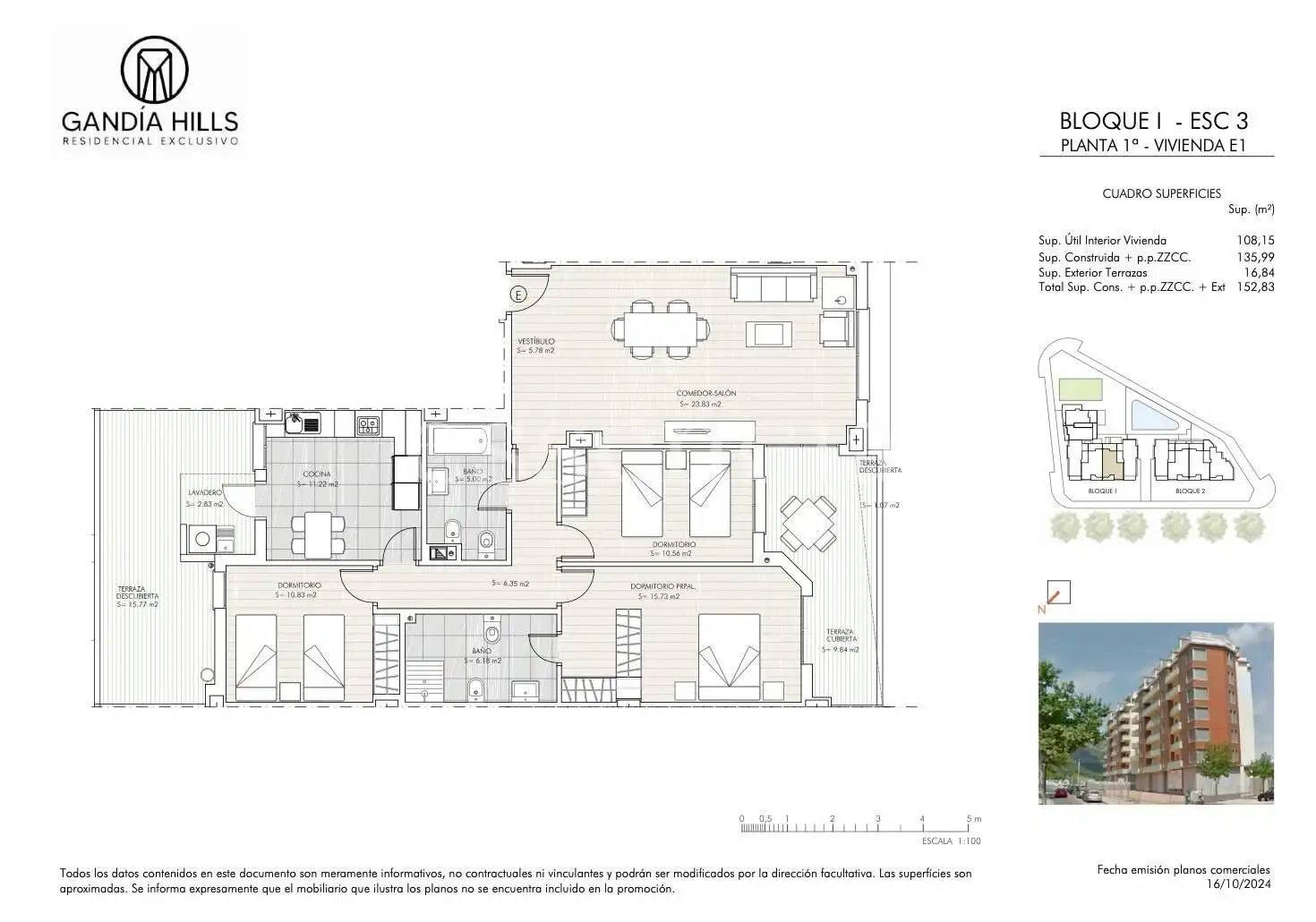 Piso en venta en Gandia con Aire acondicionado, Terraza y Balcón
