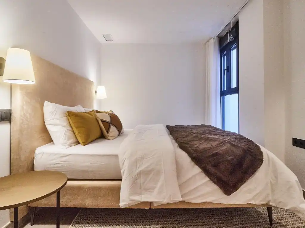 Schlafzimmer von Wohnung zum Verkauf in Fuengirola mit Klimaanlage, Terrasse und Ofen