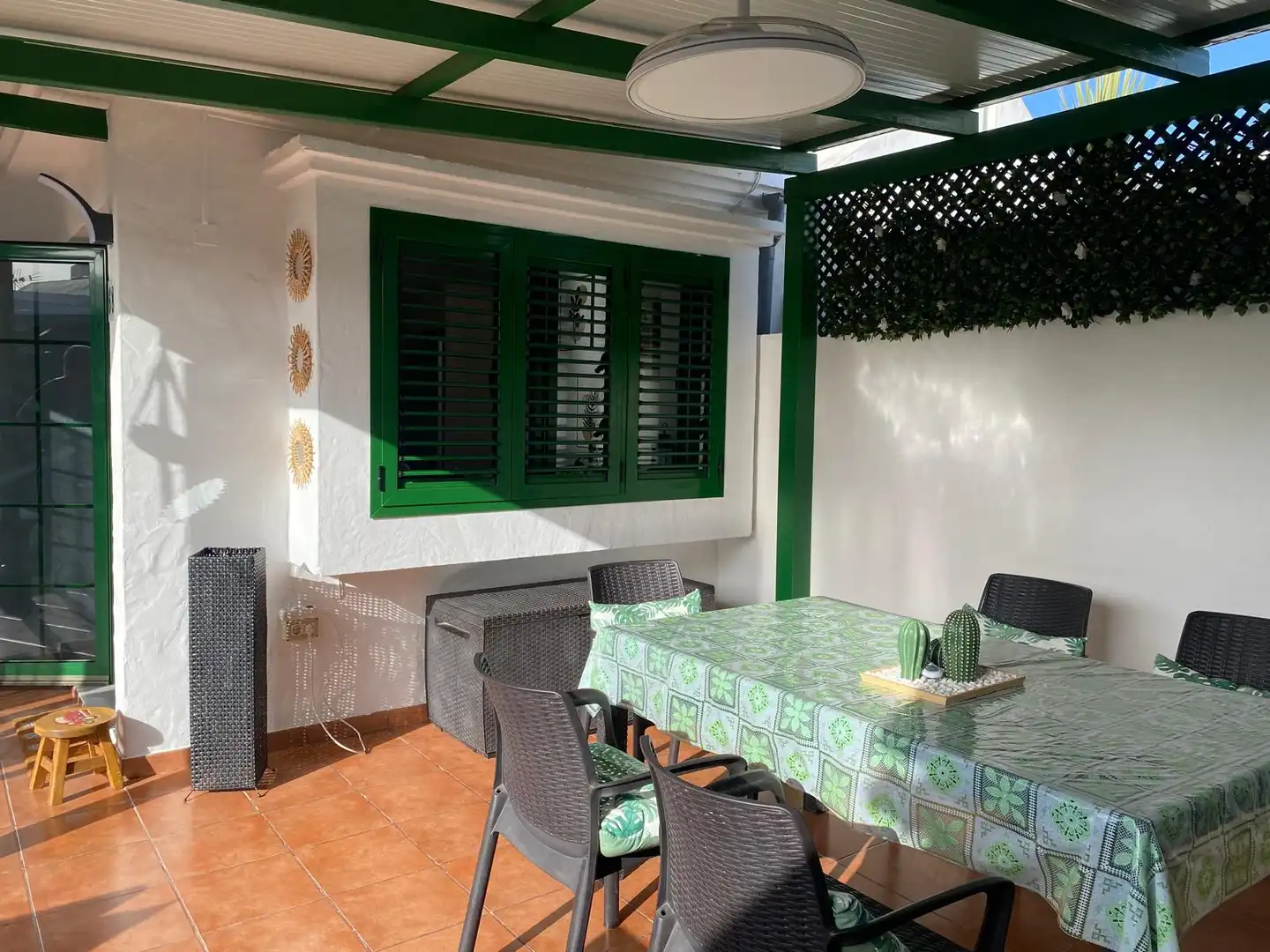 Terrace of Houses for rent in San Bartolomé de Tirajana  with Terrace, Furnished and Washing machine