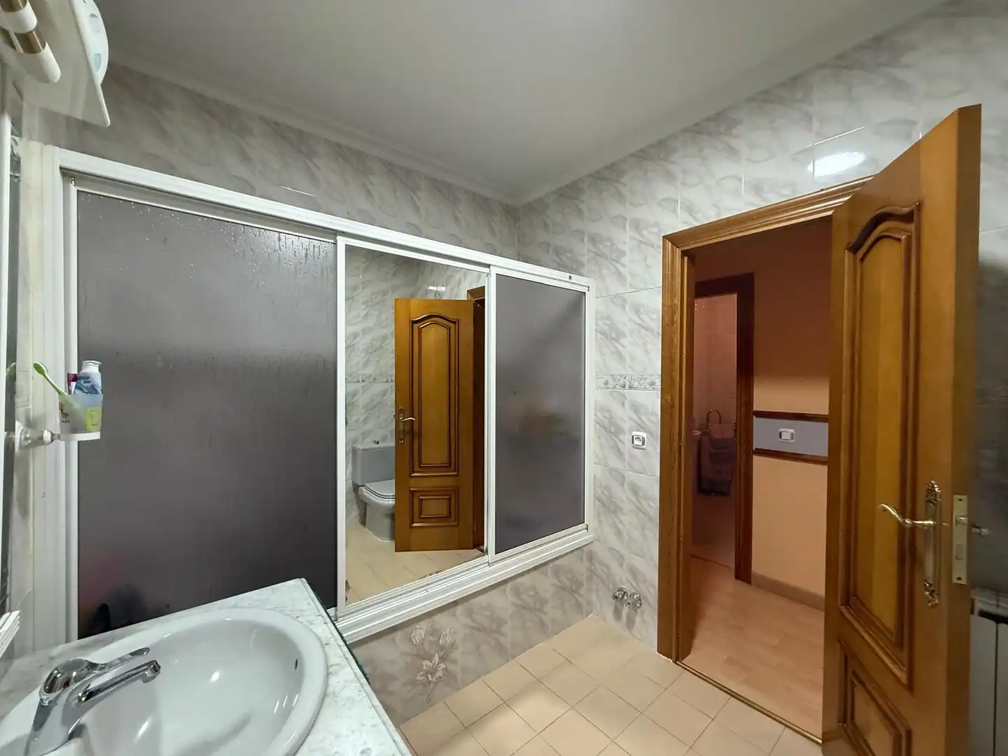 Baño de Finca rústica en venta en Piedrabuena con Aire acondicionado, Terraza y Trastero