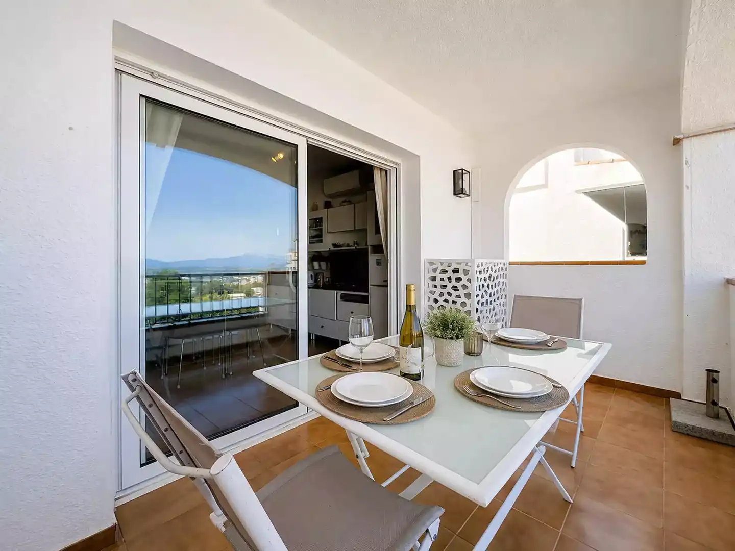 Terraza de Apartamento en venta en Roses con Aire acondicionado, Calefacción y Terraza