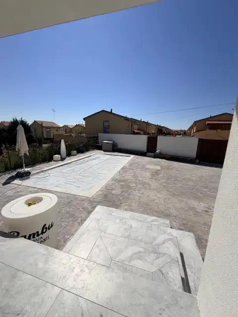 Terraza de Casa o chalet en venta en Las Ventas de Retamosa con Aire acondicionado, Calefacción y Jardín privado