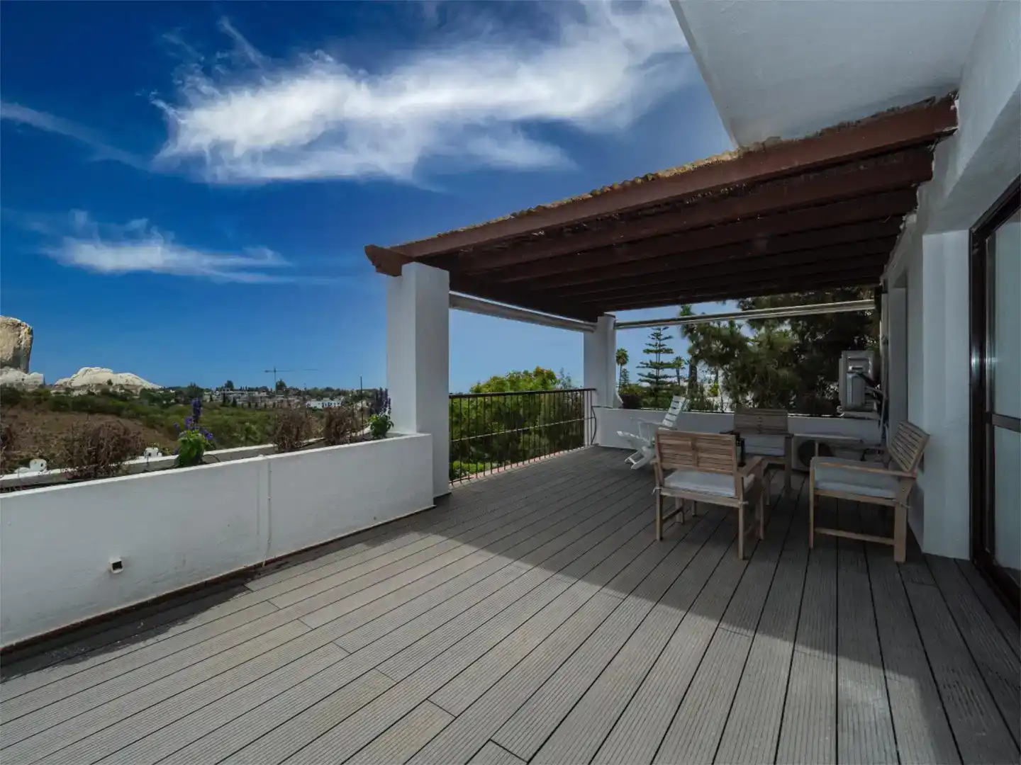 Terrassa de Apartament en venda en Marbella amb Aire condicionat i Piscina