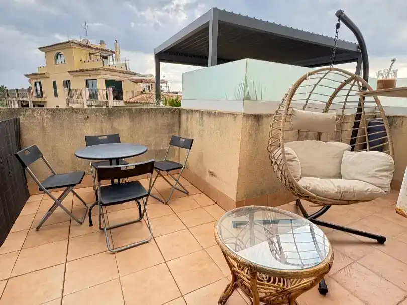 Terrace of Flat for sale in Llucmajor  with Air Conditioner, Swimming Pool and Balcony