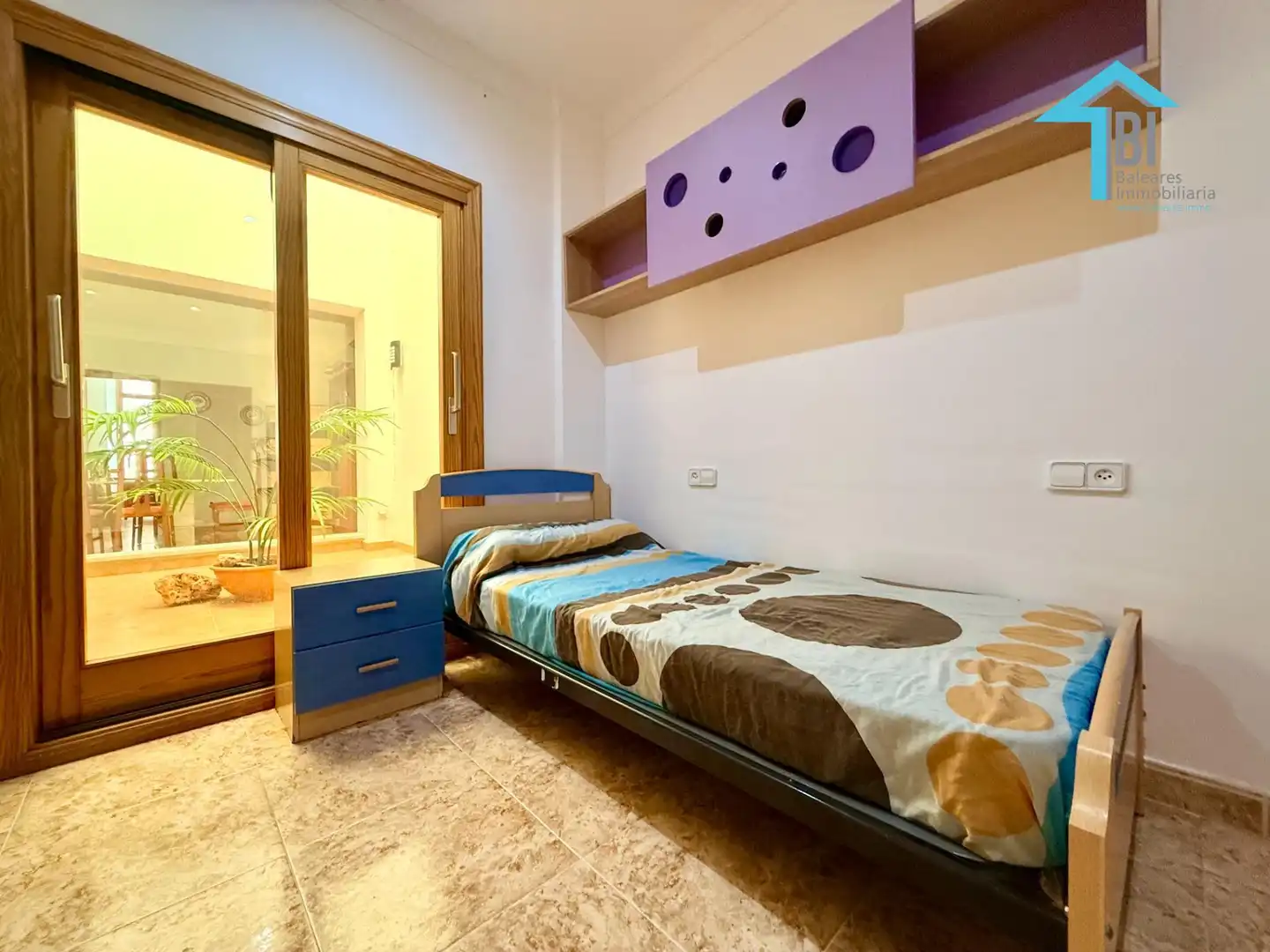 Habitación de Apartamento de alquiler en Felanitx con Aire acondicionado, Jardín privado y Terraza