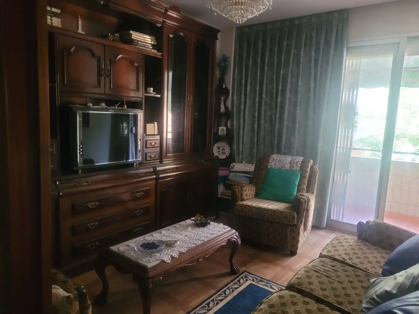 Sala de estar de Piso en venta en Madrid con Terraza y Amueblado
