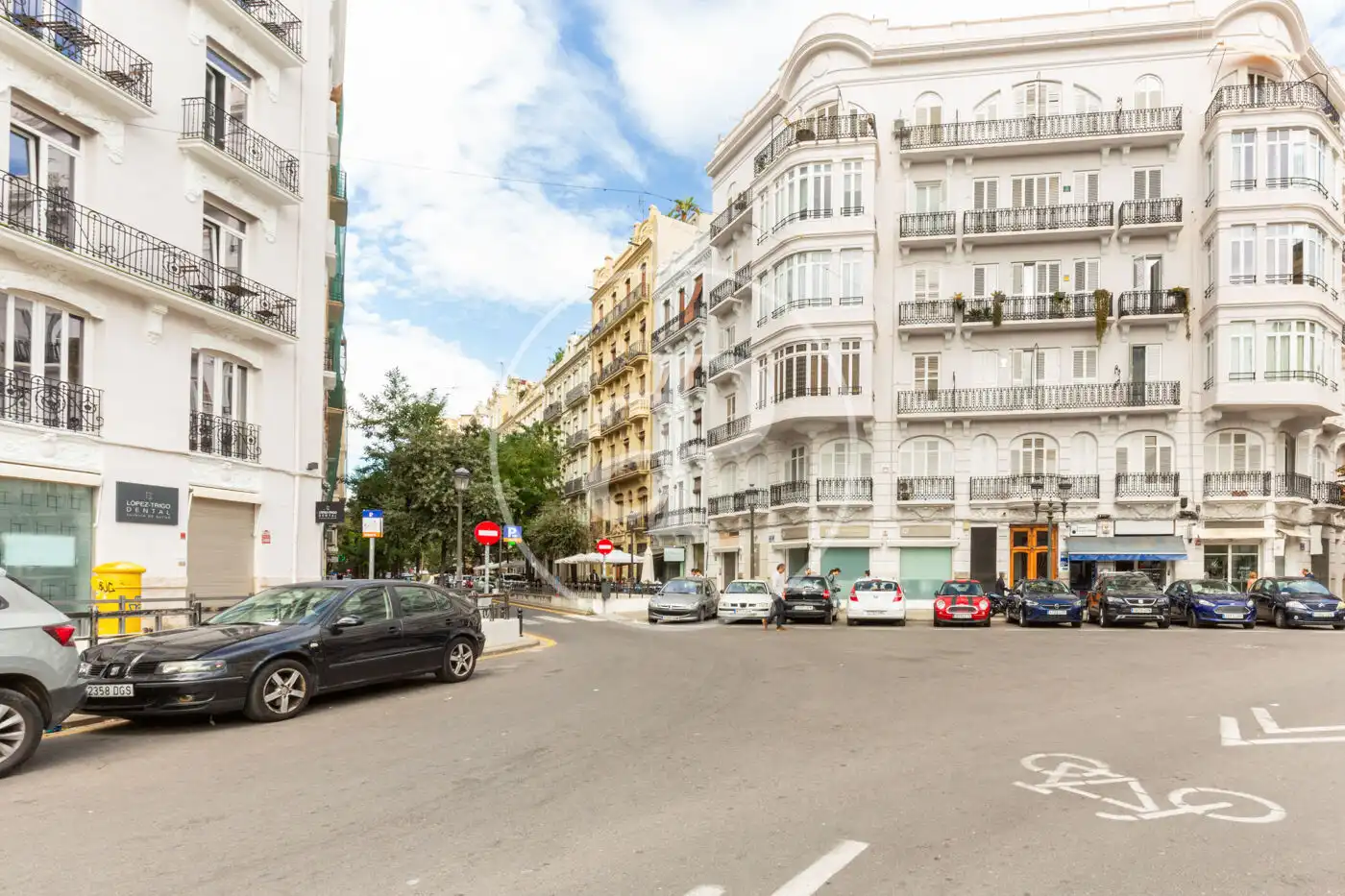 Außenansicht von Wohnung zur Miete in Valencia mit Klimaanlage und Heizung