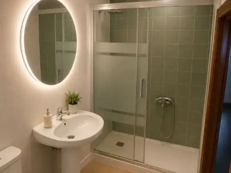 Badezimmer von Wohnung zur Miete in  Albacete Capital mit Balkon