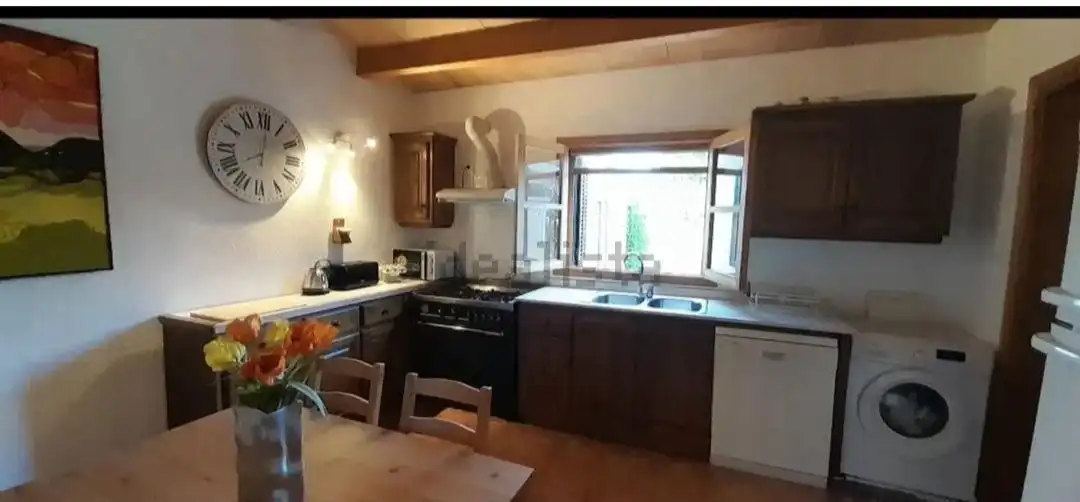 Küche von Country house zur Miete in Pollença mit Klimaanlage, Privatgarten und Terrasse