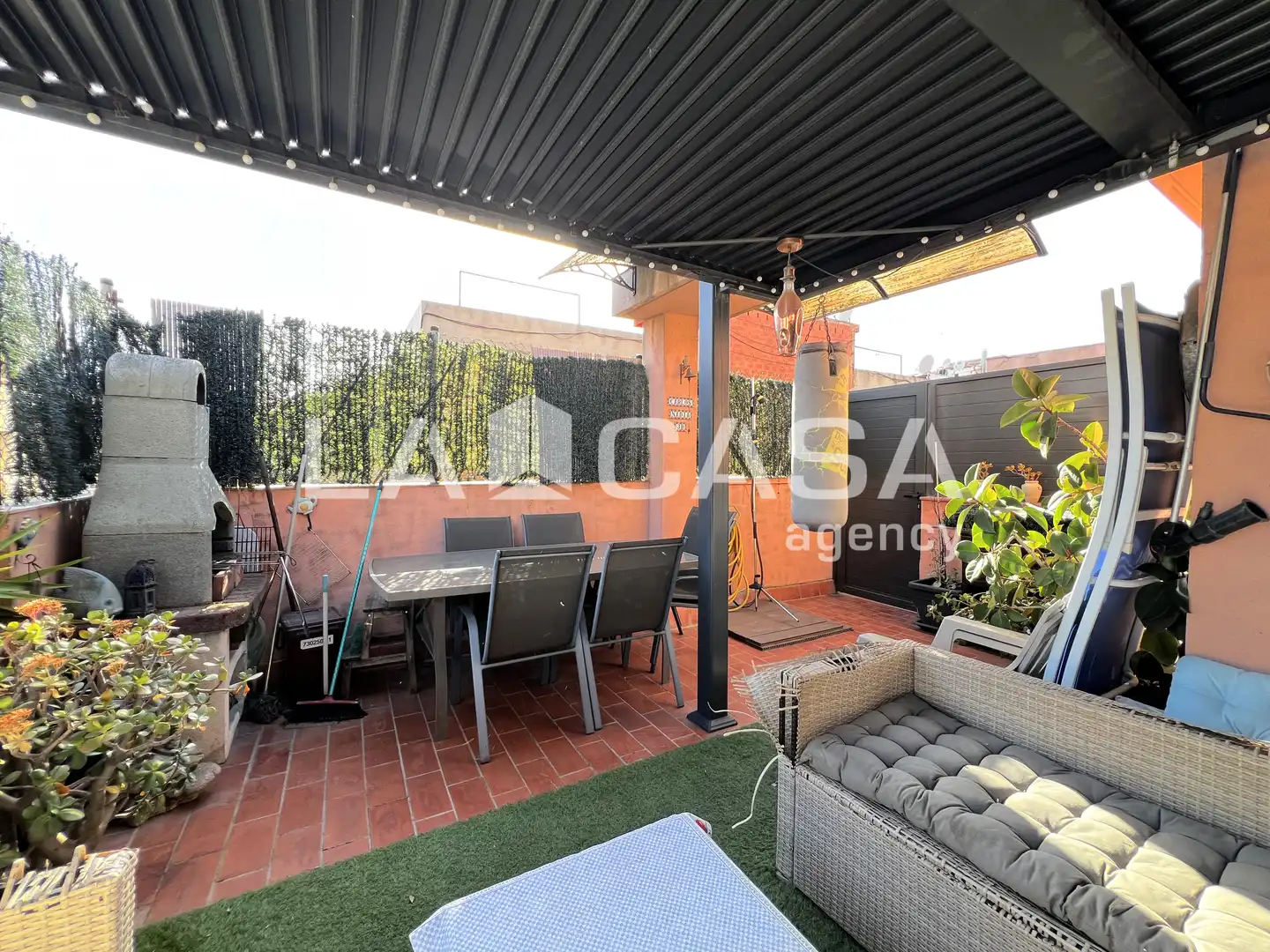 Terrace of Flat for sale in Badalona  with Terrace and Balcony