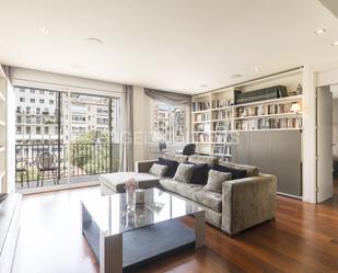 Living room of Apartment to rent in  Barcelona Capital  with Air Conditioner and Terrace