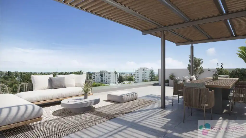 Terraza de Piso en venta en Marbella con Terraza, Trastero y Amueblado