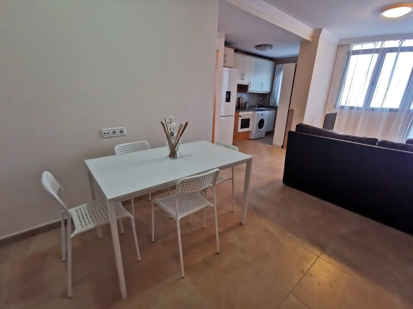 Esszimmer von Wohnung zur Miete in Málaga mit Klimaanlage, Heizung und Möbliert