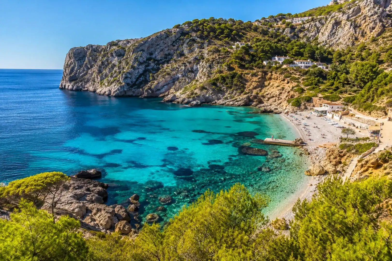 Vista exterior de Casa o xalet en venda en Jávea / Xàbia amb Calefacció, Jardí privat i Terrassa