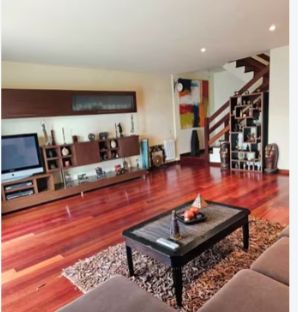 Living room of Flat for sale in Santiago de Compostela   with Furnished