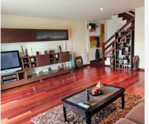 Living room of Flat for sale in Santiago de Compostela   with Furnished